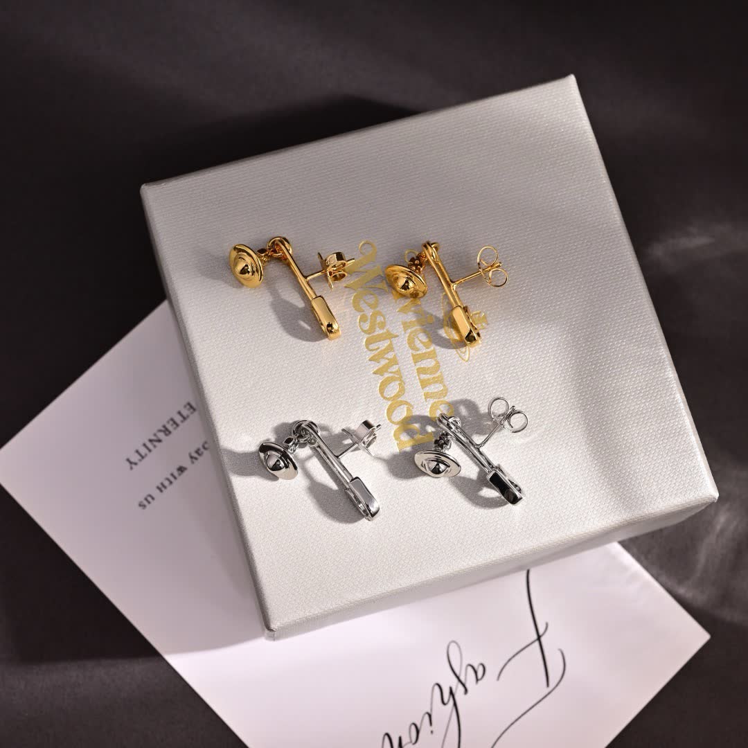 Vivienne Westwood Safety Pin Earrings